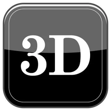 3d icon Stockillustratie