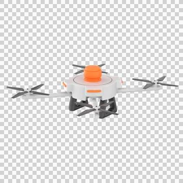 3D icon of an inspection drone Stock Illustration