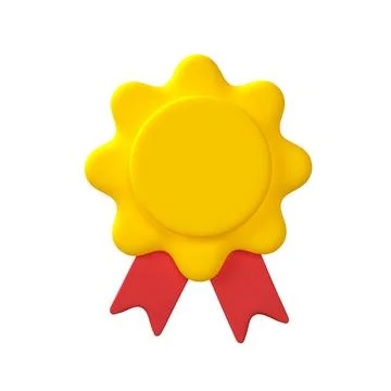 3D icon render spring Cherry Blossom Sakura illustration. Simple and cute petal Stock Illustration