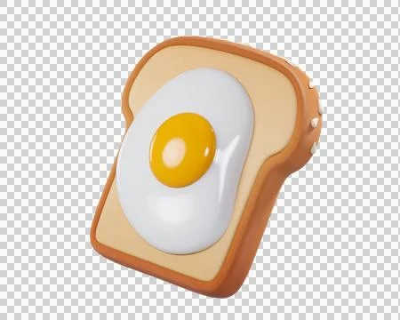 3D icon Toast Stock Illustration