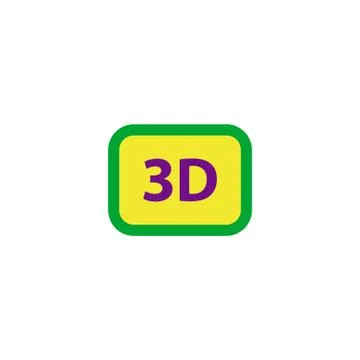 3d Icon Vector Stock Illustration