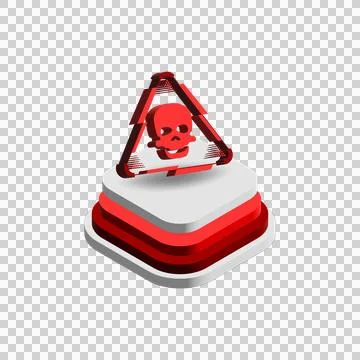 3d icon warning attention graph element graphic Illustration