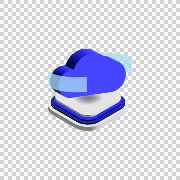 3d icon weather graph element design vector Stockillustratie