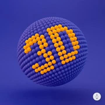 3d icon. Web sign. Design element. Vector illustration Stock Illustration
