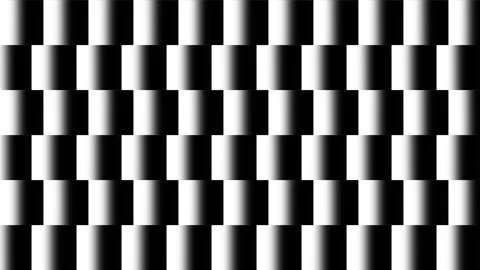 3D Illusion Black and White Pattern Background Stock Footage 323157546