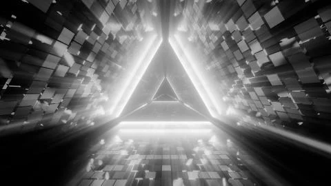 3d illusstration background wallpaper of the abstract door to heaven or paradise Stock Illustration