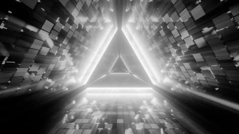 3d illusstration background wallpaper of the abstract door to heaven or paradise Stock Illustration