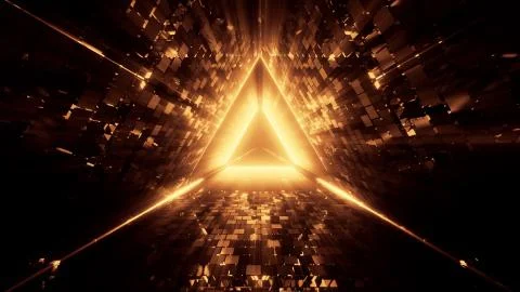 3d illusstration background wallpaper of the abstract door to heaven or paradise Illustration