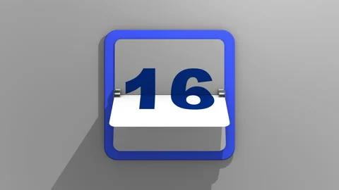 3d illustration of the 17th day of the week or holiday and events. 動画素材 143501903