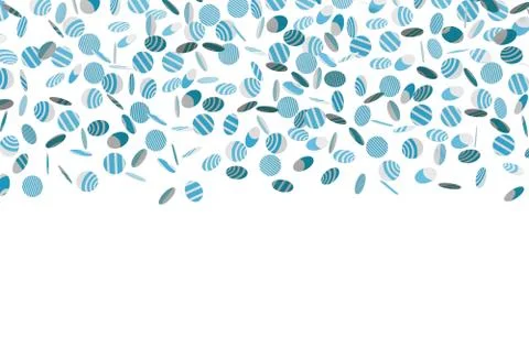 3d illustration 3d pattern decorative ball flying randomly Beautiful three-di Stock Illustration