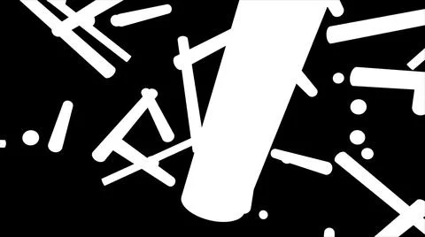 3d illustration - 3D Render, Abstract, Geometric Art Design Stock Illustration