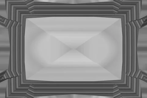 3D-Illustration, 3D Render, geometric background with fragments Stock Illustration