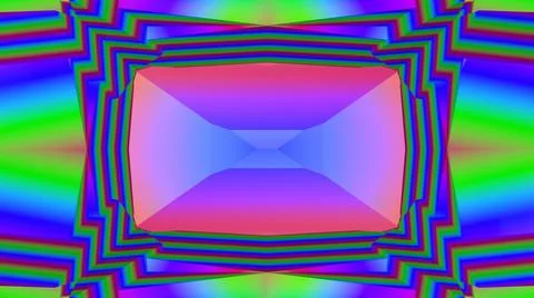 3D-Illustration, 3D Render, geometric background with fragments Stock Illustration