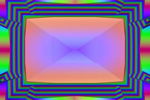 3D-Illustration, 3D Render, geometric background with fragments Stock Illustration