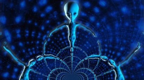 3D Illustration; 3D Rendering of an Alien 3D Illustration; 3D Rendering of... Stock Photos
