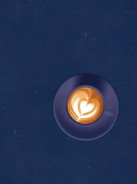 3D illustration. 3d rendering with capuccino coffee. Stockillustratie