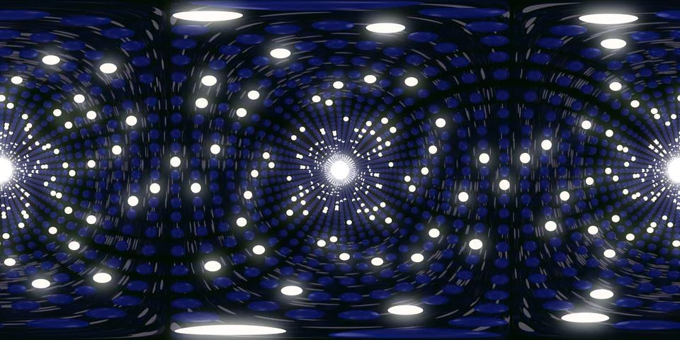 3d illustration, 3d rendering, vr 360 panorama abstract images of the spheric Ilustración de archivo