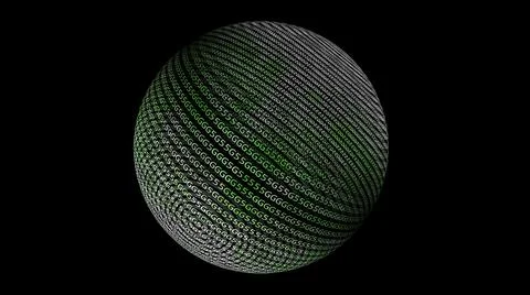3D illustration 5G text on sphere concept Stock Illustration