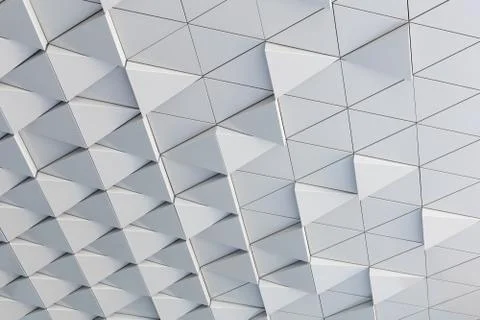 3D illustration abstract architectural pattern Stock Illustration