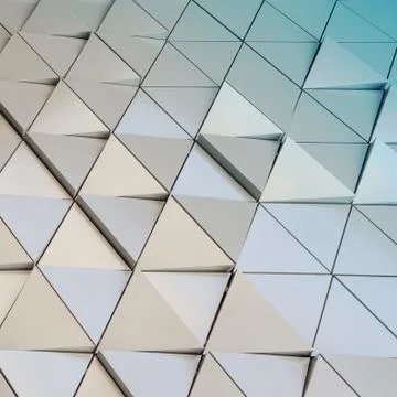 3D illustration abstract architectural pattern Stock Illustration