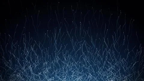 3d illustration abstract background of moving pattern creating particles in c イラスト素材