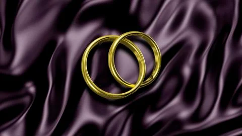 3D illustration Abstract Background with Rings Stock Illustration