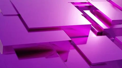 3d illustration - abstract background with waves made of a lot of rectangle g イラスト素材