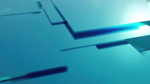 3d illustration - abstract background with waves made of a lot of rectangle g Stock Illustration