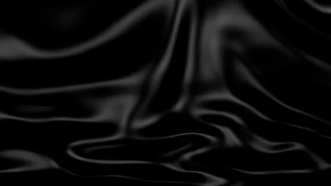 3D Illustration Abstract Black Background Cloth Stock Illustration