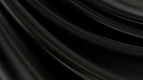 3D Illustration Abstract Black Background Cloth Stock Illustration