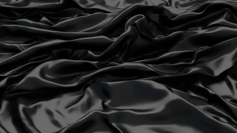 3D Illustration Abstract Black Background Stock Illustration