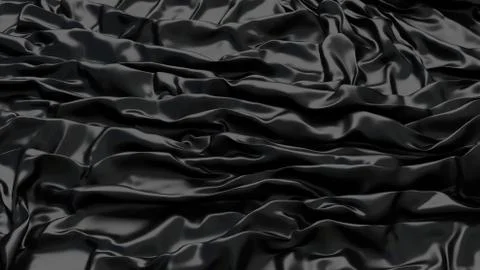 3D Illustration Abstract Black Background Stock Illustration