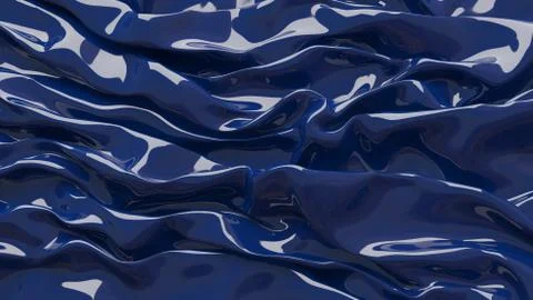 3D Illustration Abstract Blue Background Stock Illustration