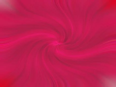 3D illustration of an abstract bright red spiral background イラスト素材