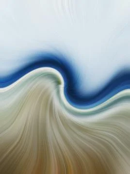 3D illustration of an abstract bright white and blue waves background 스톡 일러스트