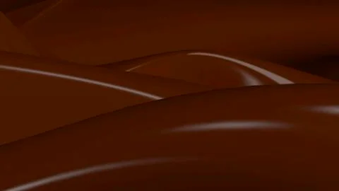 3D Illustration Abstract Chocolate Background Illustrazione stock