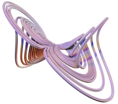 3D illustration of abstract figures Stock Illustration