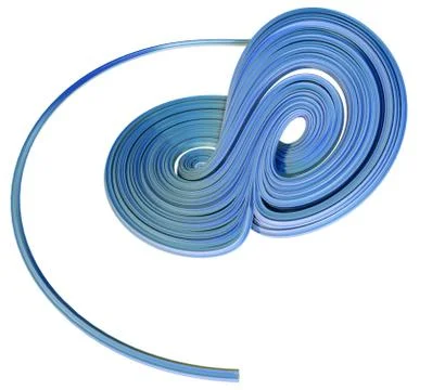 3D illustration of abstract figures Stock Illustration