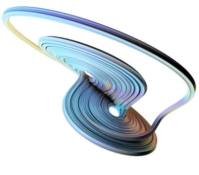 3D illustration of abstract figures 스톡 일러스트