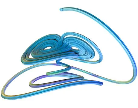 3D illustration of abstract figures Stockillustratie