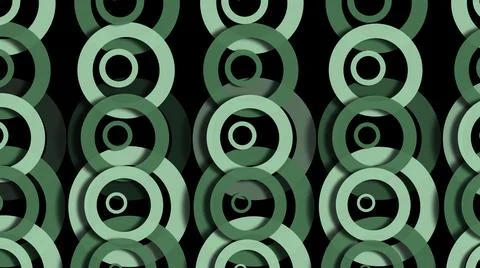 3d illustration - Abstract hypnotic  circle  background - psychedelic optical Illustrazione stock