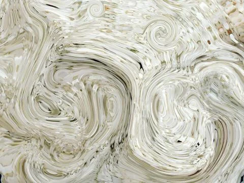 3d illustration of an abstract image of white spring flowers Stock Illustration
