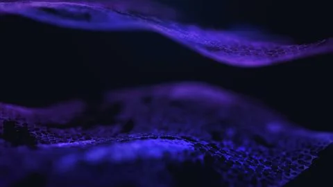 3D Illustration of an Abstract Plexus Concept Background Illustrazione stock