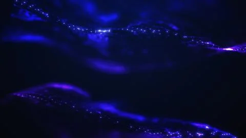 3D Illustration of an Abstract Plexus Concept Background Stock Illustration