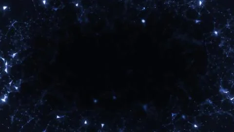 3D Illustration of an Abstract Plexus Concept Background Illustrazione stock