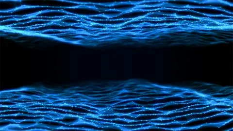 3D Illustration of an Abstract Plexus Concept Background Stock Illustration