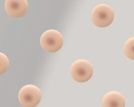 3d illustration of abstract tits Stock Illustration