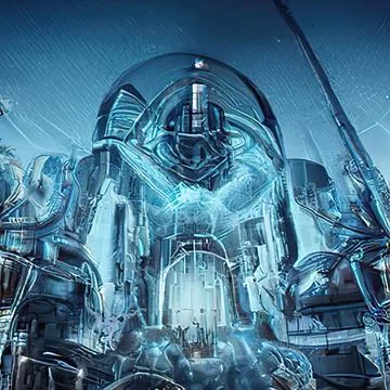 3d illustration - alien sci-fi city Illustrazione stock
