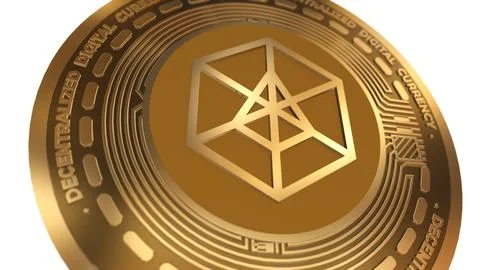 3d Illustration Arcblock Abt Cryptocurrency Coin Symbol Stock Illustration