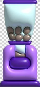 3d illustration automatic coffee grinder coffee shop concept. 스톡 일러스트